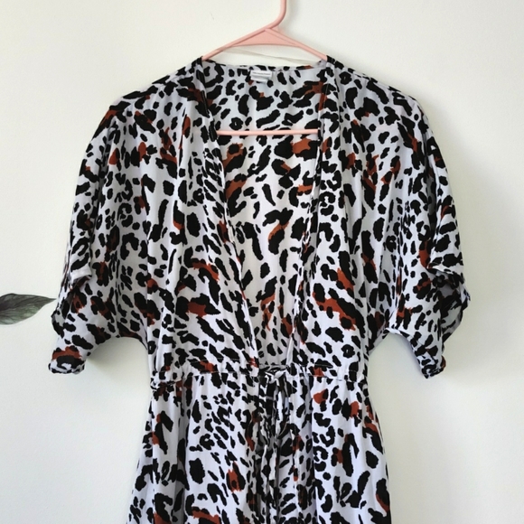 Animal Print Swimsuit Cover-up/Cardigan - Picture 3 of 7
